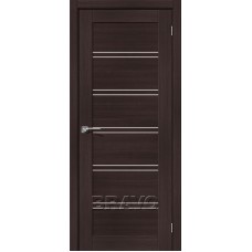 Межкомнатная дверь с экошпоном Порта-28 Wenge Veralinga